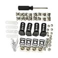 thumbnail image 4 of Adaptador de correa de la barbilla de reemplazo de reemplazo de reemplazo de la barbilla de reemplazo de casco de hockey de 53pcs, kit de hardware del, 4 of 8