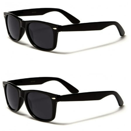 RETRO REWIND 2 Pack New Polarized 2 BLACK  Sunglasses PZ Free Shipping