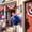 Blue, variant on Z52LingLing Decoration Independence Day Red Metal Bell Hanging Decor A – Patriotic Festive Ornament for Front Door and Porch