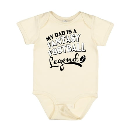 

Inktastic My Dad is a Fantasy Football Legend Gift Baby Boy or Baby Girl Bodysuit