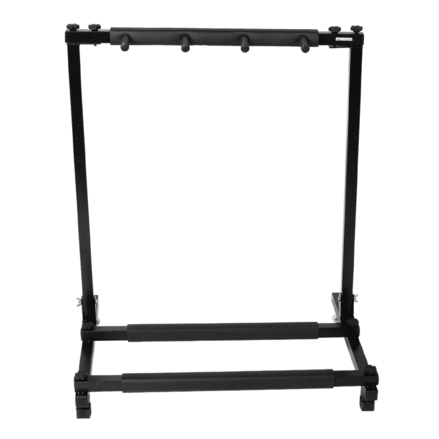 Hassch Guitar Stand Rack with Folding Design, Portable Guitar Holder for 3 Guitars, Guitar Display for Studio & Home, Black