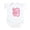 Cloud White, variant on CafePress - Pink Best Friends Heart Right Infant Bodysuit - Baby Light Bodysuit, Size Newborn - 24 Months