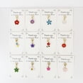 thumbnail image 3 of 12 Pack Flower Charm Thank You Gifts with Cards and Organza Bags, Teacher Appreciation Gifts, Small Thank You Gifts Bulk, Flower Keychain Charms for Students Classroom Graduation Gifts, 3 of 7