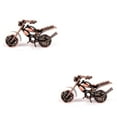 thumbnail image 4 of Inteprter Modelo de motocicleta de metal - Colección imprescindible para los fanáticos de la Patrulla Canina Vehículos de metal verdaderos de Bronce antiguo 14 cm * 6 cm * 7 cm 2Conjunto, 4 of 6