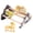Carbon Coating, variant on Baby Chick Perch, Durable Metal Stand with Natural Wooden Roosting Bars for coop and brooder, Training Chicken Roosting Perches for Mini Baby Chicks, Easy to Assemble, Fun Toys