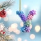 thumbnail image 5 of Colgante de árbol de Navidad con copo de nieve de acrílico | Adorno navideño 2D para mochila, espejo retrovisor del coche y decoración del hogar | Accesorio de decoración festiva, 5 of 6