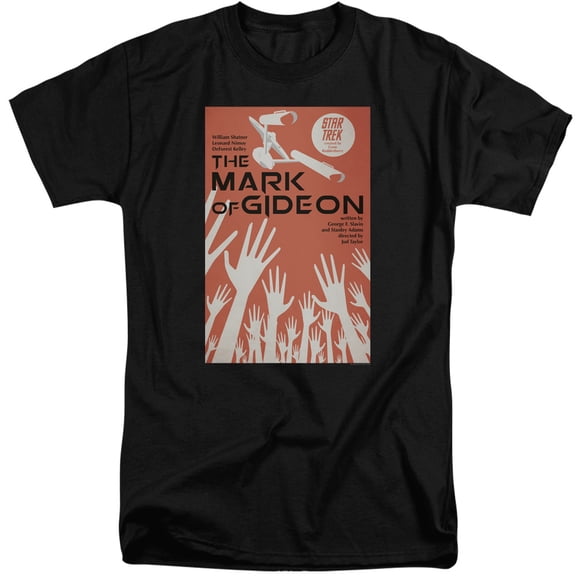 Star Trek Tos Episode 71 Adult Tall T-Shirt 18/1 T-Shirt Black