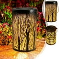 thumbnail image 5 of Solar Lanterns Outdoor Waterproof, Tree Outdoor Lanterns, LED Hanging Solar Lantern for Metal, Waterproof Lantern for Patio Porch Pathway Garden Decor, 5 of 6