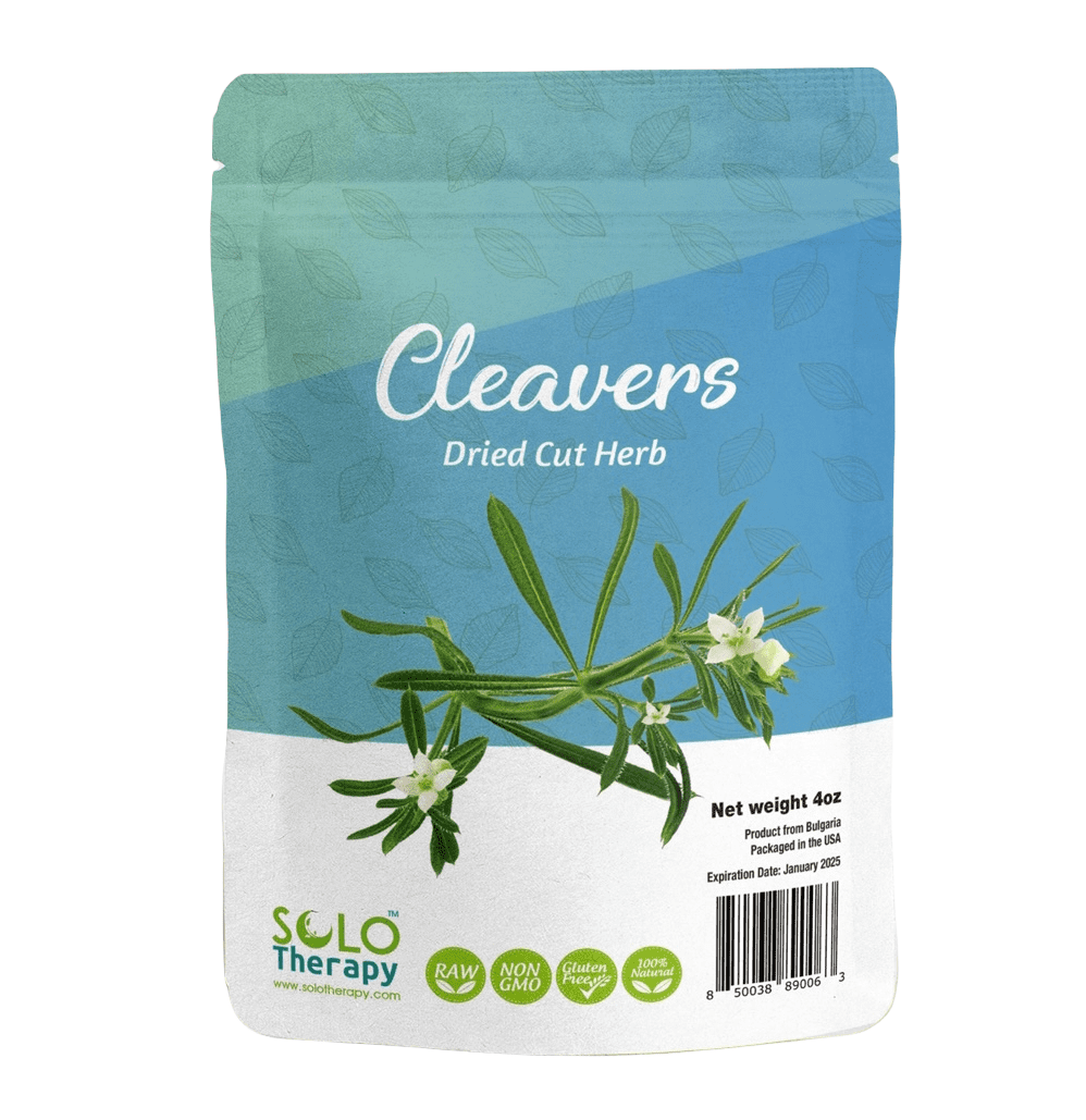 Cleavers Dried Cut Herb 4 ounces in Resealable Bag Cleavers Tea