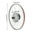 thumbnail image 4 of Electric Bike Conversion Kit, Electric Bike Front Wheel Kit, Ebike Wheel Kit, 4 of 15