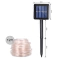 thumbnail image 3 of Luminarias solares de 12 metros con 100 luces, 8 modos de iluminación y tubo transparente, ideal para decoración exterior resistente al agua., 3 of 6