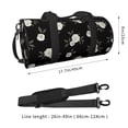 thumbnail image 2 of Easygdp Rose Flowers Bolsa de Viaje, Bolsa de Mano, Bolsa de Gimnasio, Bolsa de Equipaje para Viaje, 2 of 6