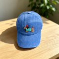 thumbnail image 4 of HGIEYS Girls Baseball Cap,Cute Toddler Baseball Cap | Adjustable Strap Sun Hat for Toddler & Kids Gift 3-6 Years, 4 of 5