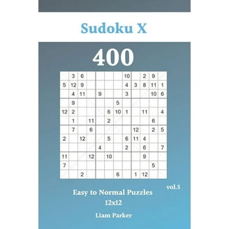 Sudoku X 12x12 - 400 Hard to Very Hard Puzzles vol.6 Paperback