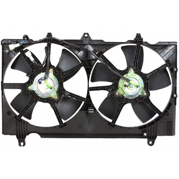 For Nissan 350Z Cooling Fan Assembly for Radiator / A/C Condenser 2007 2008 For NI3115136 | 21481-EV02B