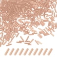 thumbnail image 1 of Uxcell 1800-Pack Cuentas Bugle, Cuentas de Vidrio de Tubo de Bordado de 2x6mm para Manualidades DIY/Pulseras/Collares Champagne, 1 of 7
