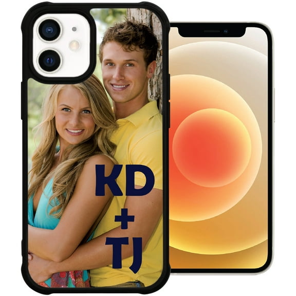 PixCase i12 Mini (5.4 inch) – Picture Frame Case – Compatible with Apple iPhone 12 Mini – DIY – Insert Your Own Photos or Create Custom Designs Online – Shock Absorbing Protection