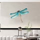 thumbnail image 4 of Odonate Metal Wall Decoration Fence Outdoor Garden Living Room Bedroom Courtyard Courtyard Balcony Wall Decoration Hanging Sculpture Wall Exterior, 4 of 6