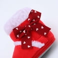 thumbnail image 6 of URMAGIC 0-18M Newborn Baby Girls Boots Winter Infant Soft Sole Anti-Slip Shoes Toddler Solid Bowknot Snow Warm Boots, 6 of 9
