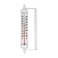 thumbnail image 1 of Colaxi Outdoor Thermometer Premium Multipurpose Stable Rustic for Patio Wall Garage White, 1 of 8