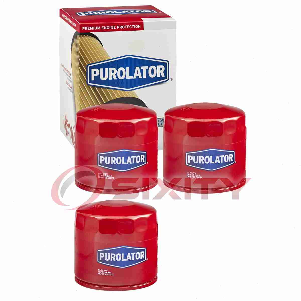 3 pc Purolator L14459 Engine Oil Filters for 152 61334 Oil Change Lubricant Filters Fits select: 2012-2023 HYUNDAI ELANTRA, 1989-2019 HYUNDAI SONATA