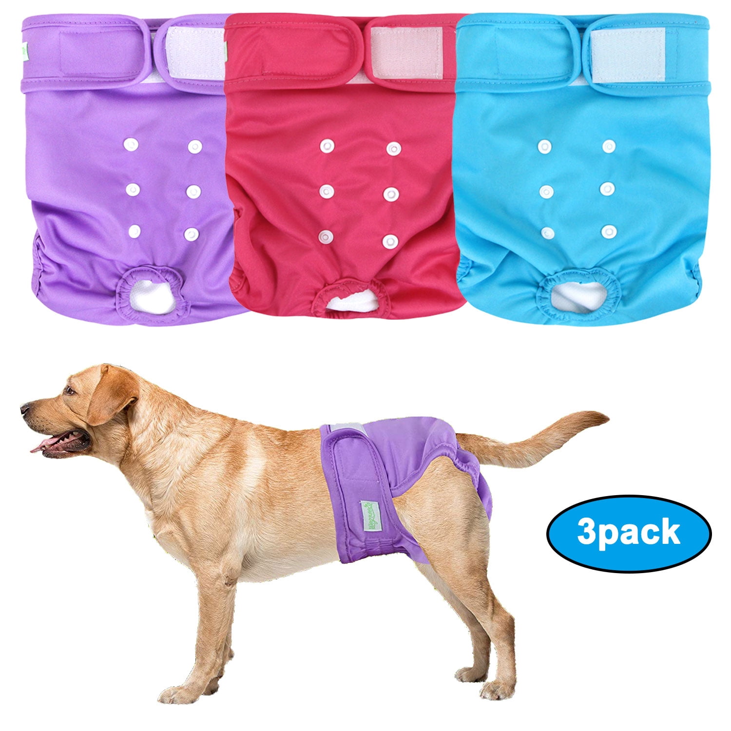 wegreeco washable female dog diapers
