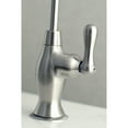 thumbnail image 4 of Kingston Brass KSAG3198AL Restoration Reverse Osmosis System Filtration Water Air Gap Faucet, Brushed Nickel, 4 of 5