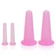 thumbnail image 1 of Set de ventosas faciales KRISMYA de silicona natural, 4 unidades, color rosa, 1 of 6