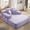 Purple, variant on Plush Corduroy Chaise Lounge with 3 Pillows, Convertible Sofa Bed with Storage Pocket, Frameless Compression Foam for Small Spaces and Apartments, Purple