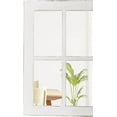 thumbnail image 4 of Sintosin Small Wall Mirrors decor 11x16 Inch, Rustic Handmade Window Pane Mirror, Distressed White Wooden Farmhouse Wall Mirror for Bathroom, Bedroom, Entryway & Living Room Decor, 4 of 9