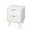 White, variant on Hommoo 2 Drawers Nightstand Set, Modern Bedside Table Set with Metal Leg, Accent End Side Table for Living Room & Bedroom, White
