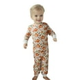 thumbnail image 3 of Gerichy Toddler Baby Boy Clothes Fall Winter Outfit, Toddler Boys Girls Long Sleeve Halloween Pullover Tops T Shirt Cartoon Pumpkin Prints Pants Outfits, 3 of 9