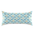 thumbnail image 3 of Haosy Satin Pillowcase for Hair and Skin Standard Cooling Silk Pillow Case with Envelope Closure Cartoon Shark and Cracker 20"x30", 3 of 9