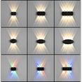 thumbnail image 2 of Lámpara de pared LED de 4 W, 6 W y 8 W para interiores y exteriores, estilo minimalista moderno, resistente al agua IP65, con 3 años de garantía, CA 85-265 V, 2 of 5