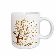 3dRose Fall Tree with Leaves, Ceramic Mug, 11-ounce