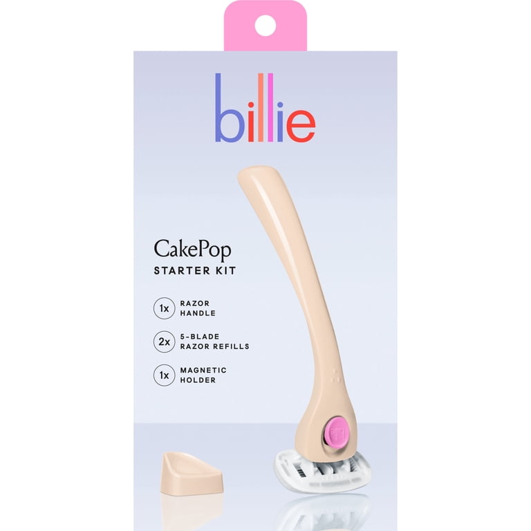Billie Women's Razor Kit, 1 Handle + 2 Blade Refills + Magnetic