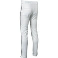 thumbnail image 3 of Rawlings Adult Launch 1/8" Piped Pant | White/Black | LRG, 3 of 3