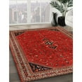 thumbnail image 3 of Ahgly Company Machine Washable Indoor Square Traditional Sienna Brown Area Rugs, 6' Square, 3 of 7