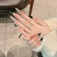 thumbnail image 4 of French Black Edge Classic Style Handmade Wearable Manicure, 4 of 5