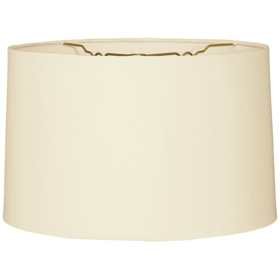 Royal Designs 10" Shallow Drum Hardback Lamp Shade Eggshell