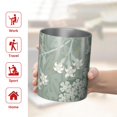 thumbnail image 5 of Floral 12oz Stainless Steel Coffee Mug – Double-Wall Insulated Cup with Spill-Resistant Lid, 360° Full-Print Design, Keeps Drinks Hot & Cold for Home, Office, Travel,Thanksgiving,Christmas, Spring, 5 of 5