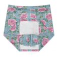 thumbnail image 7 of Floral Blue Pink Pattern Women's Shorts Non-Slip Single Pocket A-line Trouser Skirt Summer Shorts Casual Shorts for Women, 7 of 7