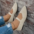 thumbnail image 7 of DIVVce Mary Jane Shoes Women Knit Pointed Toe Comfortable Slip On Casual Breathable Lightweight Daily Footwear, 7 of 7