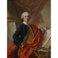 thumbnail image 2 of Francesco de Mura 19x24 Gold Ornate Framed and Double Matted Museum Art Print Titled - Self-Portrait (C. 1740), 2 of 4