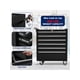 thumbnail image 5 of 24-pulgada 6-cajón rolling tool box con wheels - ideal para tool chest organizer para garage y workshop, featuring detachable top, lockable wheels, y sliding cajones, 5 of 6