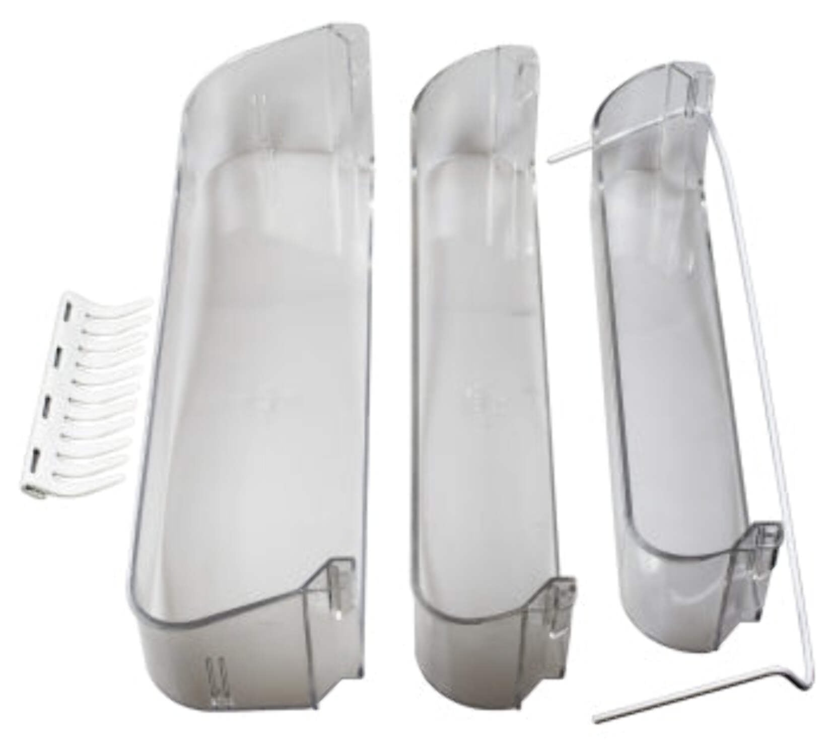 Dometic Americana DM 29325760655 Clear Plastic, Refrigerator Door Shelf Combo Kit