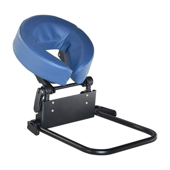 Master Massage Home Mattress Top Massage Kit Adjustable Headrest & Face Cushion Family Use Massage Equipment - Royal Blue