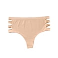 thumbnail image 2 of TMOYZQ Plus Size Cut Out Underwear for Women Sexy Solid Color High Waist Bikini Briefs Comfort Full Coverage Compression Panties for Ladies, 2 of 3