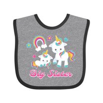 Inktastic Big Sister Girls Baby Bib