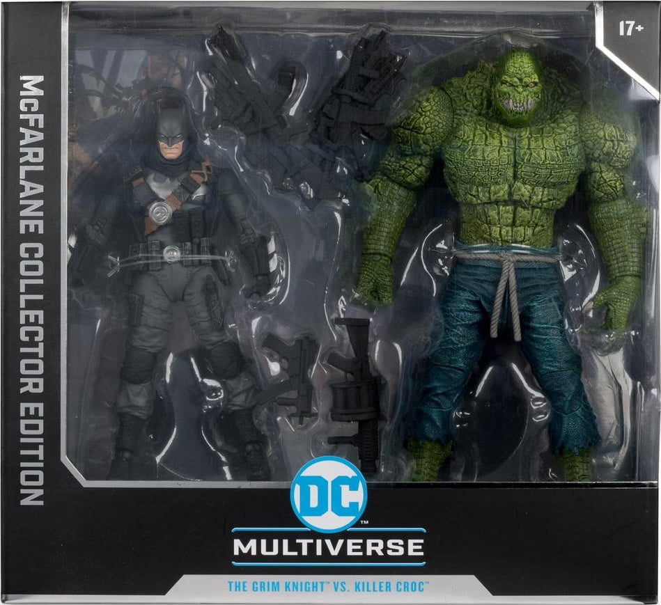McFarlane Toys DC Collector Edition Batman vs Killer Croc Volume 3 (The Grim Knight) 7-in Action Figure 2-Pack